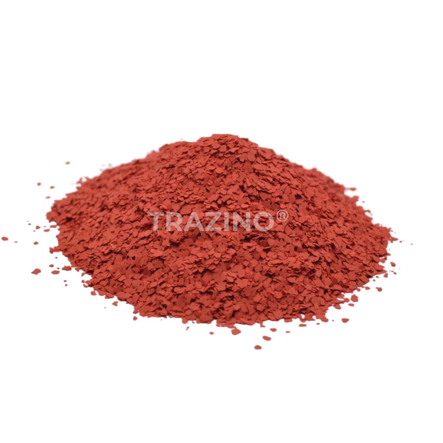 Trazino® Farbchips in Korallenrot zum Einstreuen für Beschichtungen Trazino® Farbchips in Korallenrot zum Einstreuen für Beschichtungen